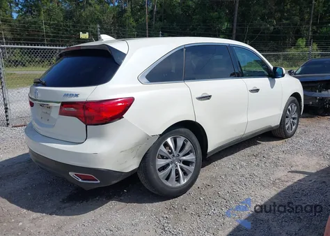2016 Acura Mdx Technology Acurawatch Plus Packages/Technology Package из США, поврежденный, VIN 5FRYD3H44GB021895